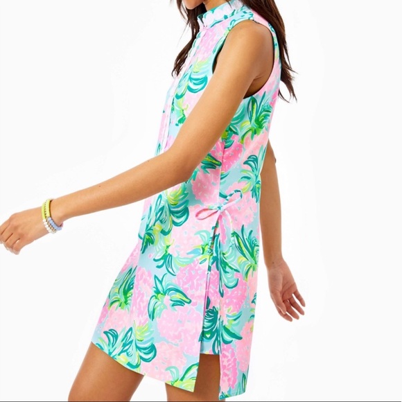 Lilly Pulitzer Jonna Romper Ibiza Pineapple Shake NWT - Picture 3 of 10